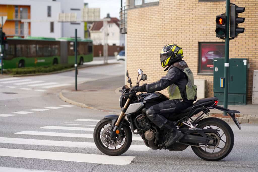 motorsykkel i sandnes sentrum